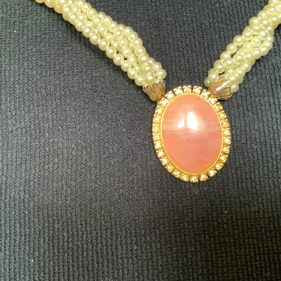 Matched Set of Retro Necklace and Earrings - Picture 2 of 5